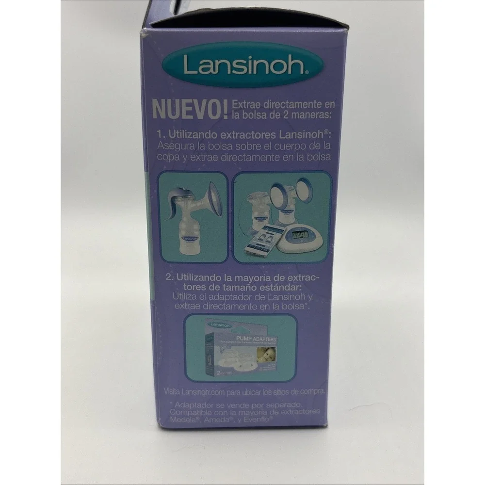 Lansinoh Breastmilk Storage Bags 50/CT  PER BOX LOT OF 3